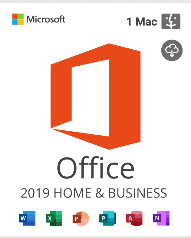 Office 2019 Home & Business para Mac (Re-instalable)